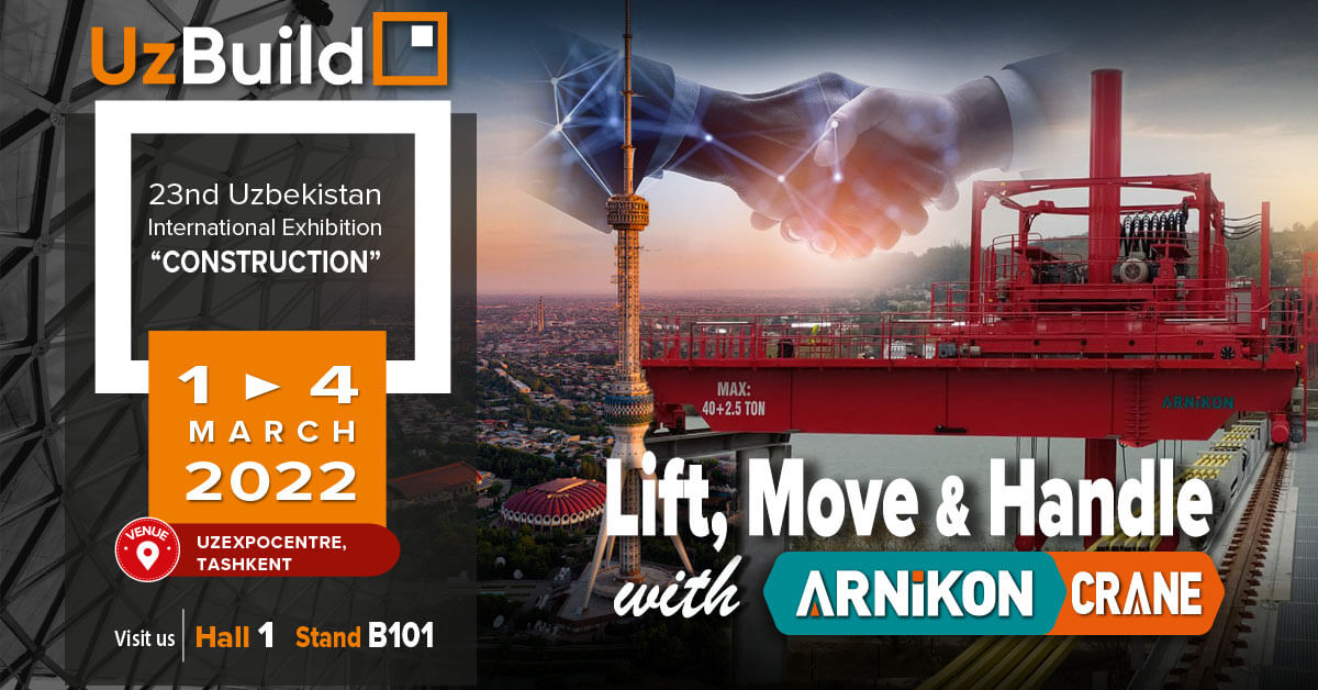 Nous sommes au salon UzBuild 2022 du 01 au 04 mars