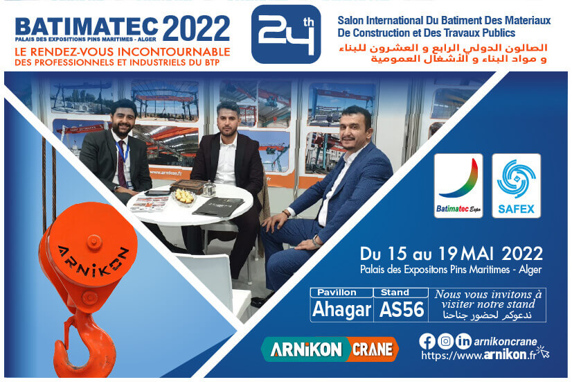 Nous sommes au salon BATIMATEC du 15 au 19 mai