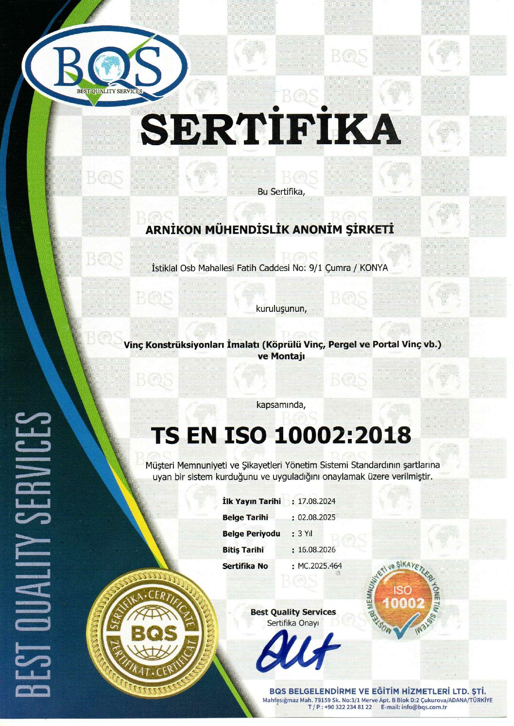 10. TS EN ISO 10002 2018